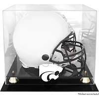 Kansas State Wildcats Golden Classic Logo Helmet Display Case with Mirrored Back