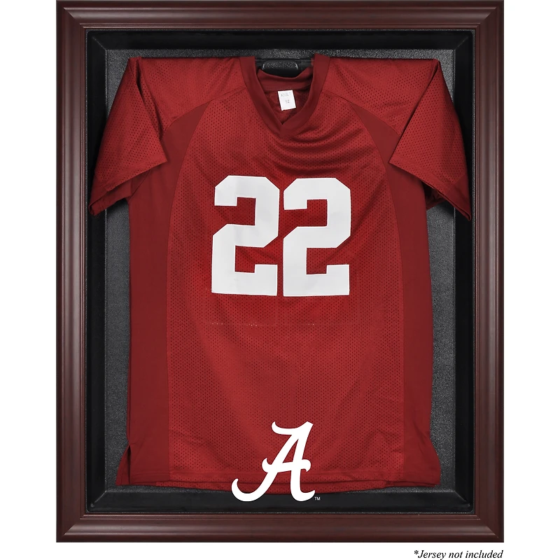Alabama Crimson Tide Mahogany Framed Logo Jersey Display Case