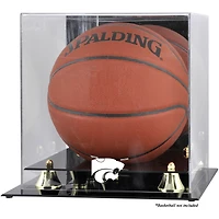 Kansas State Wildcats Golden Classic Logo Basketball Display Case with Mirror Back