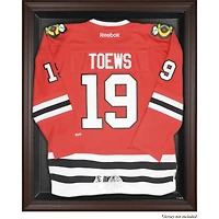 Chicago Blackhawks Brown Framed Logo Jersey Display Case