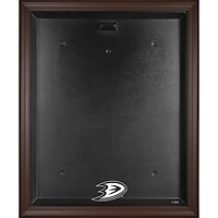 Anaheim Ducks Brown Framed Logo Jersey Display Case
