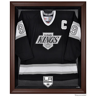 Los Angeles Kings Brown Framed Logo Jersey Display Case