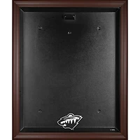 Minnesota Wild Brown Framed Logo Jersey Display Case