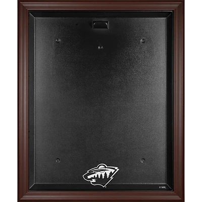 Minnesota Wild Brown Framed Logo Jersey Display Case