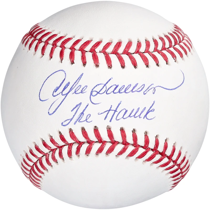 Andre Dawson Autographed MLB Baseball with "The Hawk" Inscription