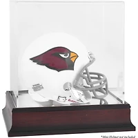 Arizona Cardinals Mahogany Logo Mini Helmet Display Case