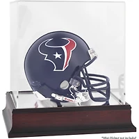 Houston Texans Mahogany Logo Mini Helmet Display Case