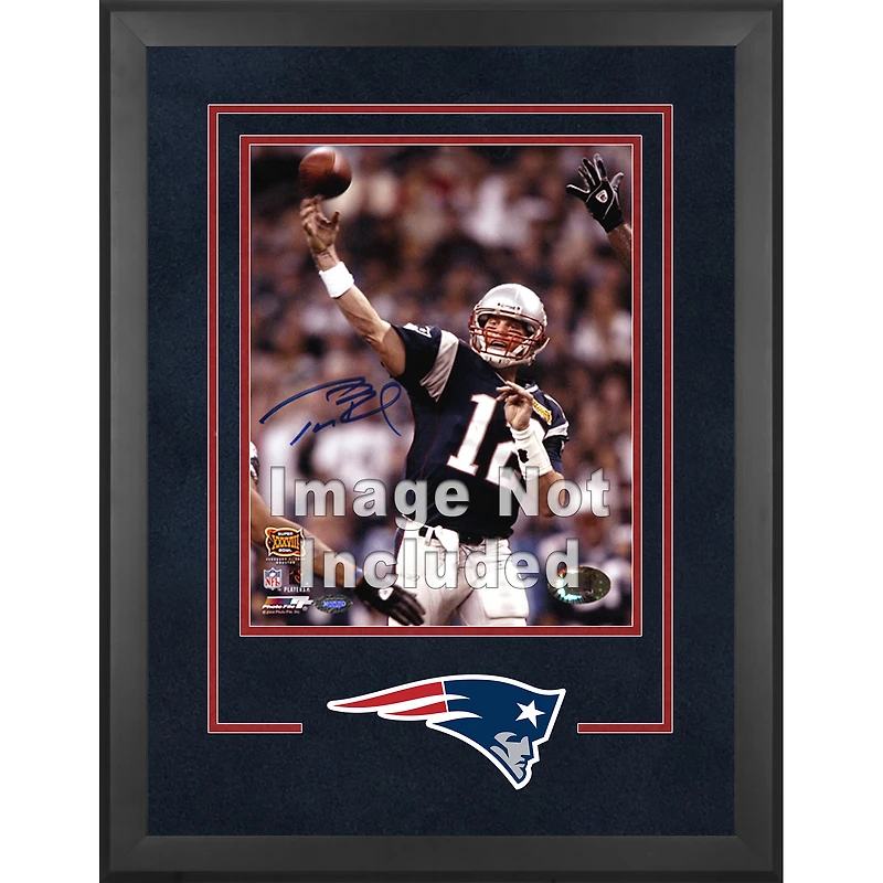 New England Patriots Deluxe 16'' x 20'' Vertical Photograph Frame with Team Logo