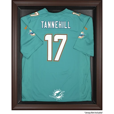 Miami Dolphins (2013-Present) Brown Framed Jersey Display Case