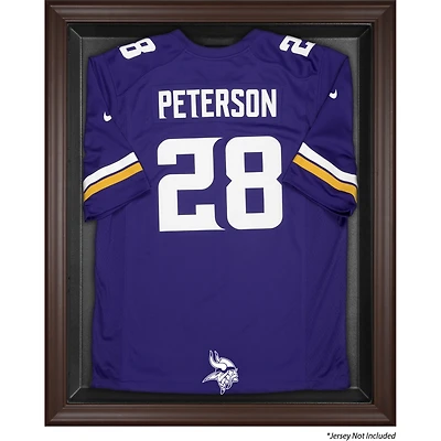 Minnesota Vikings (2013-Present) Brown Framed Jersey Display Case