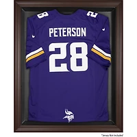 Minnesota Vikings (2013-Present) Brown Framed Jersey Display Case