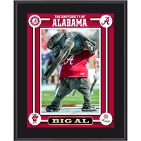 Alabama Crimson Tide Big Al Mascot 10.5'' x 13'' Sublimated Plaque
