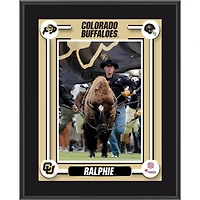 Colorado Buffaloes Ralphie Mascot 10.5'' x 13'' Sublimated Plaque