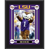 LSU Tigers Mike Mascot 10.5'' x 13'' Sublimated Plaque