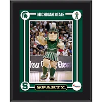 Michigan State Spartans Sparty Mascot 10.5'' x 13'' Sublimated Plaque