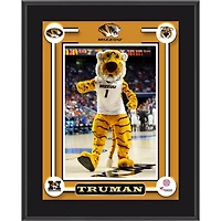 Missouri Tigers Truman Mascot 10.5'' x 13'' Sublimated Plaque