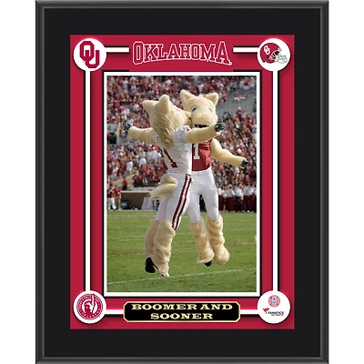 Oklahoma Sooners Boomer & Sooner Mascot 10.5'' x 13'' Sublimated Plaque