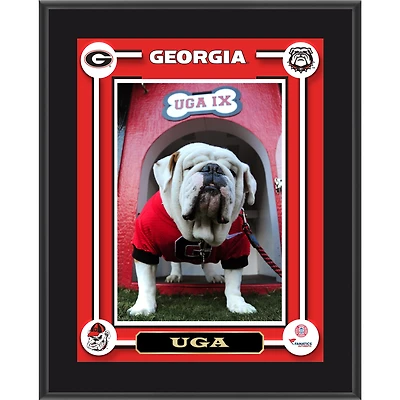 Georgia Bulldogs UGA 10.5'' x 13'' Sublimated Mascot Plaque
