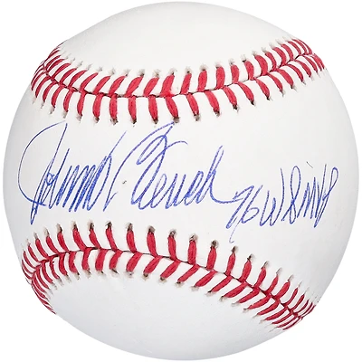 Johnny Bench Cincinnati Reds Autographed Baseball with "76 WS MVP" Inscription