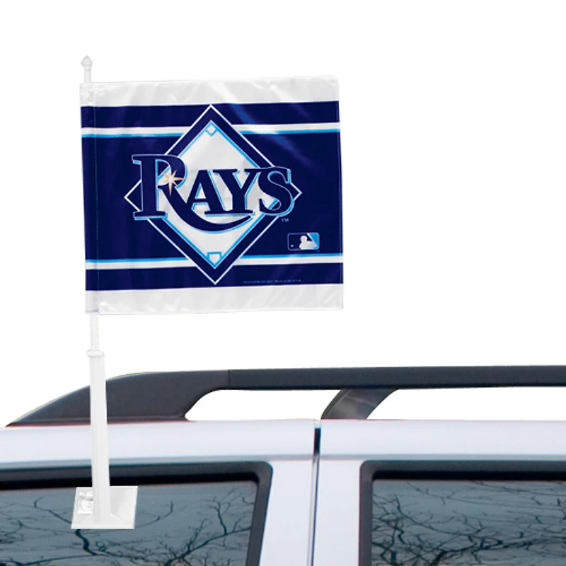 WinCraft Tampa Bay Rays Double-Sided Car Flag - Navy Blue