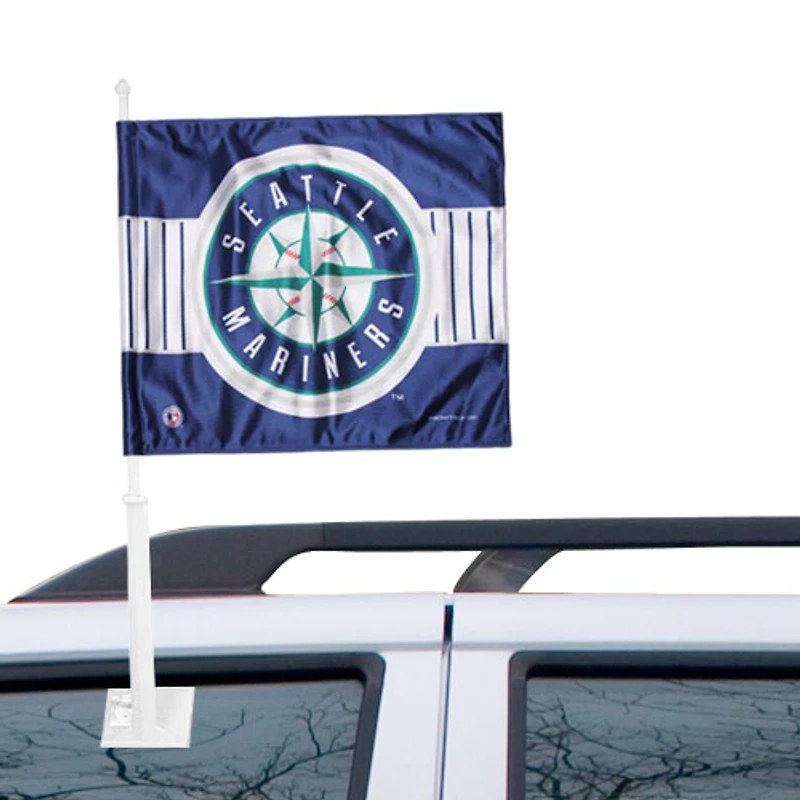 Seattle Mariners Double-Sided Car Flag