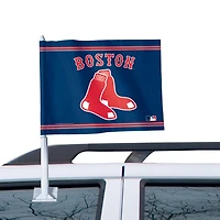 WinCraft Boston Red Sox 11'' x 13'' Two-Sided Car Flag - Navy Blue