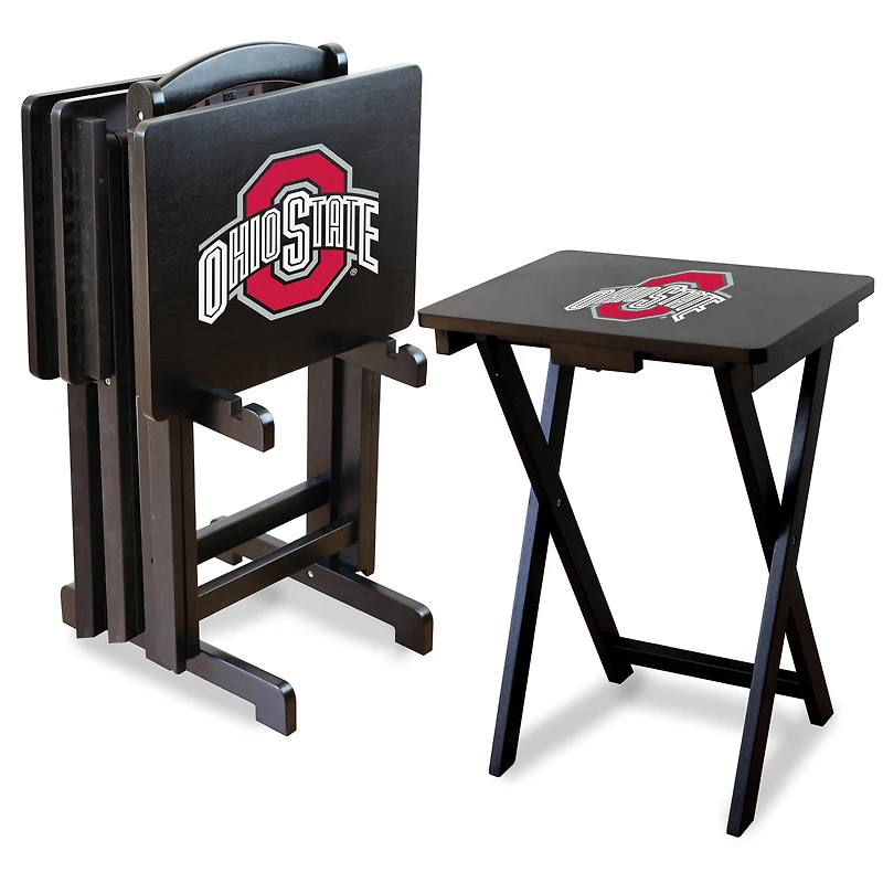Imperial Ohio State Buckeyes TV Tray Set