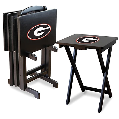 Georgia Bulldogs TV Trays with Stand