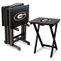 Georgia Bulldogs TV Trays with Stand
