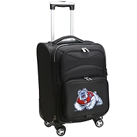 MOJO Black Fresno State Bulldogs 21" Softside Spinner Carry-On