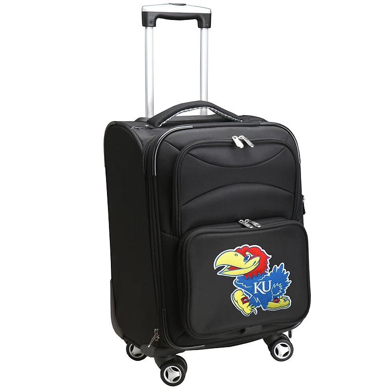 MOJO Black Kansas Jayhawks 21" Softside Spinner Carry-On