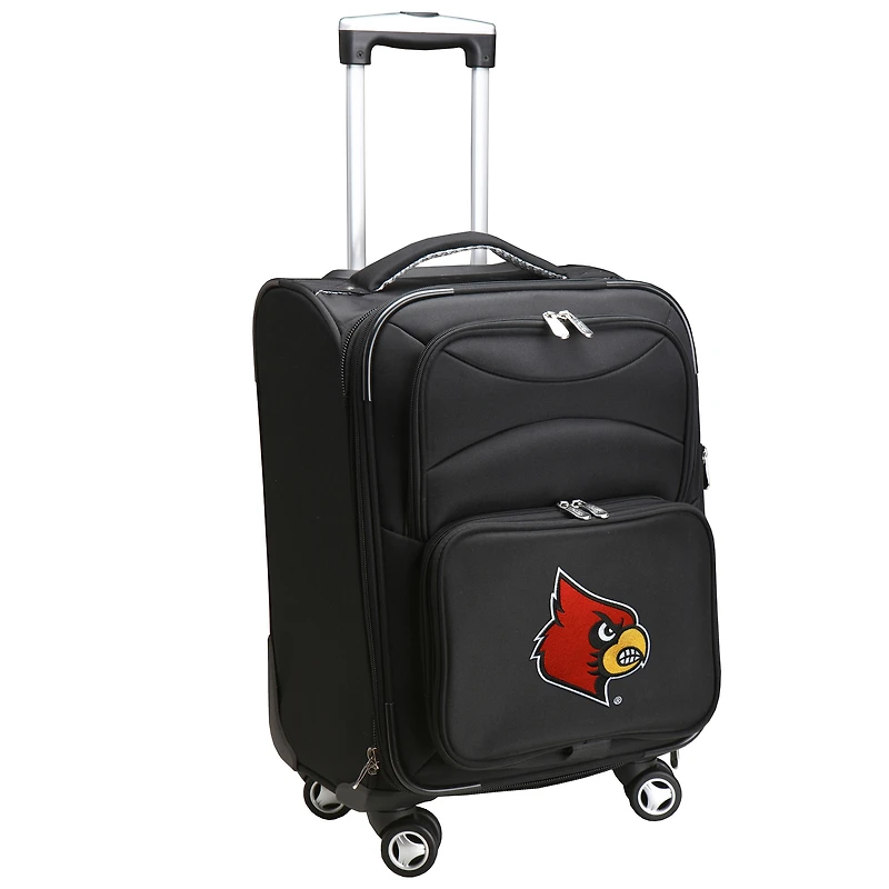 MOJO Black Louisville Cardinals 21" Softside Spinner Carry-On