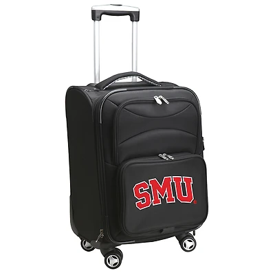 MOJO Black SMU Mustangs 21" Softside Spinner Carry-On
