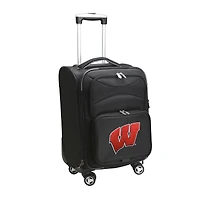 MOJO Black Wisconsin Badgers 21" Softside Spinner Carry-On