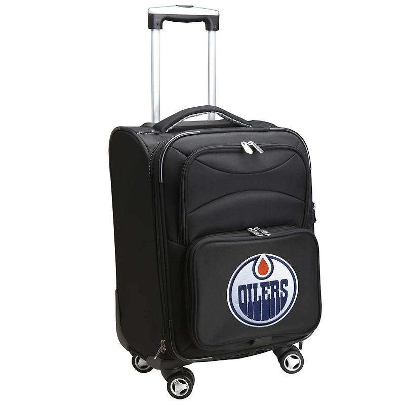 MOJO Black Edmonton Oilers 21" Softside Spinner Carry-On