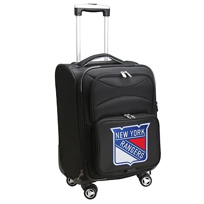 MOJO Black New York Rangers 21" Softside Spinner Carry-On