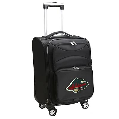 MOJO Black Minnesota Wild 21" Softside Spinner Carry-On