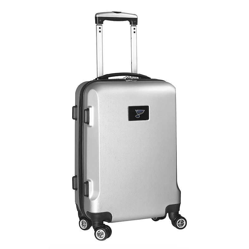 Silver St. Louis Blues 20" 8-Wheel Hardcase Spinner Carry-On
