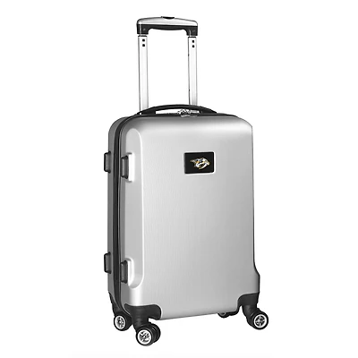 Silver Nashville Predators 20" 8-Wheel Hardcase Spinner Carry-On