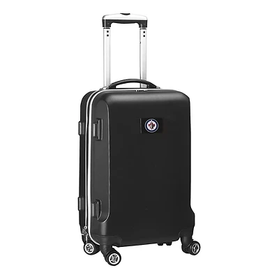 Black Winnipeg Jets 20" 8-Wheel Hardcase Spinner Carry-On