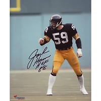 Jack Ham Pittsburgh Steelers Autographed 8'' x 10'' Pointing Photograph with HOF 1988 Inscription