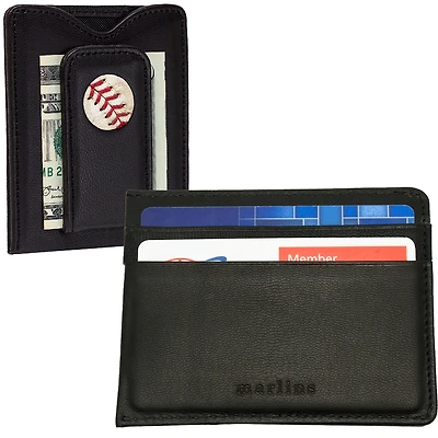 Men's Tokens & Icons Miami Marlins Game-Used Baseball Wallet