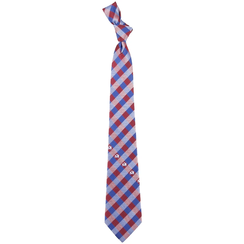 Colorado Avalanche Woven Poly Check Tie