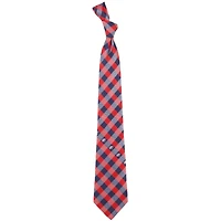 Columbus Blue Jackets Woven Poly Check Tie