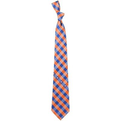 New York Islanders Woven Poly Check Tie