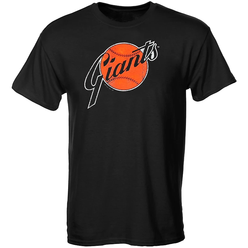 Youth Soft as a Grape Black San Francisco Giants Cooperstown Collection T-Shirt