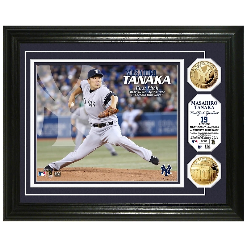 Masahiro Tanaka New York Yankees MLB Debut Gold Coin Photomint