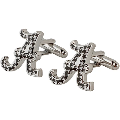 Alabama Crimson Tide Silver-Plated Logo Cufflinks