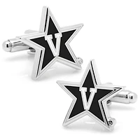 Vanderbilt Commodores Silver-Plated Logo Cufflinks