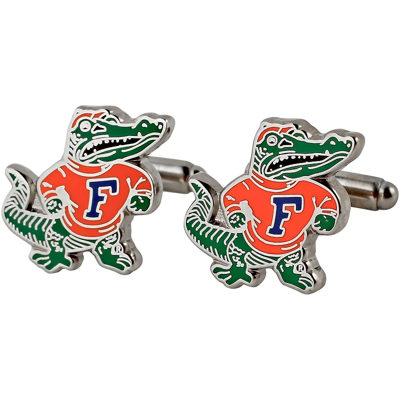 Florida Gators Silver-Plated Logo Cufflinks
